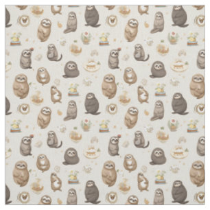 Tecido Sloth Serenity: Whimsy Sloth