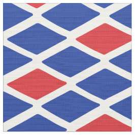 Tecido Snakeskin Red White Blue Diamond