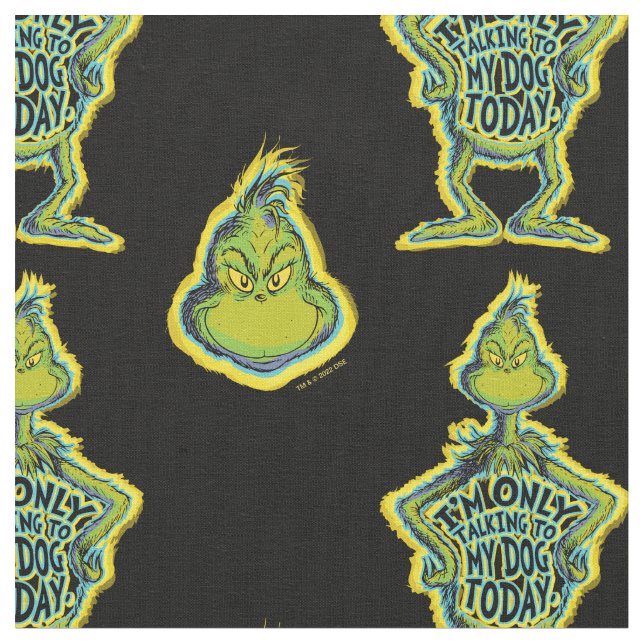 Tecido Snarky Grpolegadas Engraçado, só estou falando com (Detalhe)