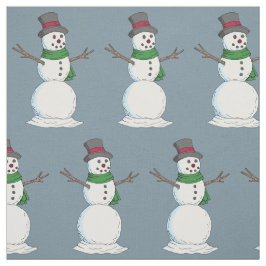 Tecido Snowman