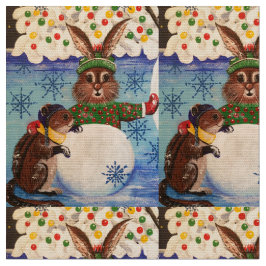 Tecido "Snowman da Sra. Butterfield"