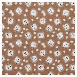 Tecido Snowman Hot Cocoa