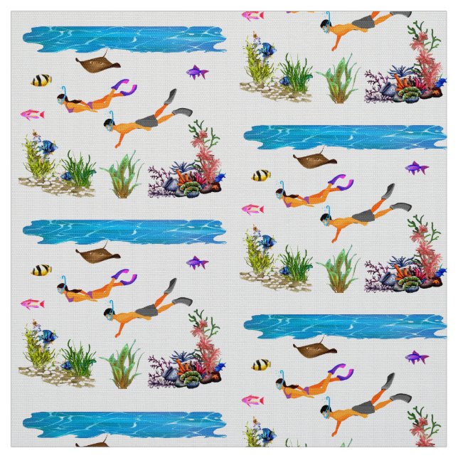 Tecido Sob o Seascape (Modelo)