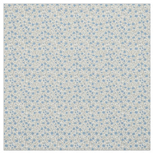 Tecido Sofisticado Rosebud Vintage Dusty Blue dos anos 19