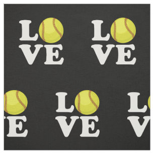Tecido Softball do amor