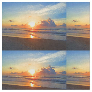 Tecido Sol do Oceano