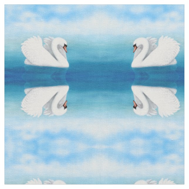 Tecido solitário elegante da cisne muda (Detalhe)