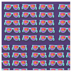 Tecido Sombras Neon Sunset
