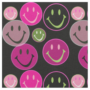 Tecido Sorrisos felizes