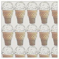 Sorvete Vanilla Scoop Bake Cone Lixo Comida
