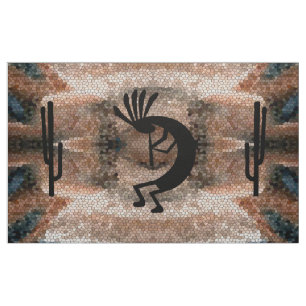 Tecido Sotaque mosaico do deserto Kokopelli DIY