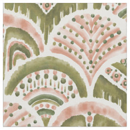 Tecido SOUL ARMOR Boho Blush Dourado Scallod