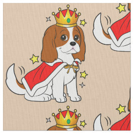 Tecido Spaniel de rei Charles descuidado