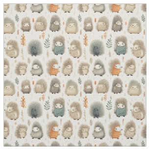 Tecido Spiky Charm: Porcupine Whimsy