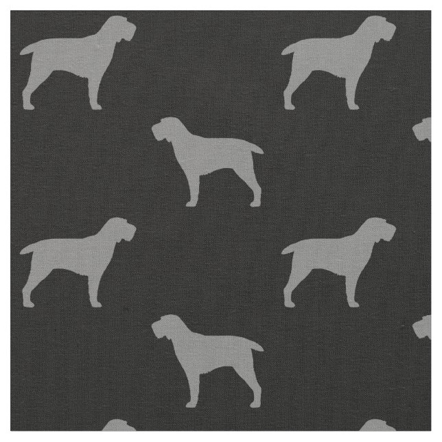 Tecido Spinone Italiano mostra em silhueta o teste padrão (Detalhe)