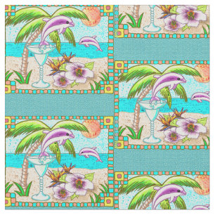 Tecido Splash de Dolphin Margarita