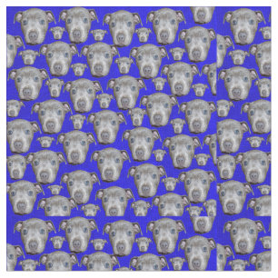 Tecido Staffordshire Puppy Faces,