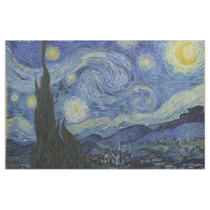 Tecido Starry Night por Vincent Van Gogh