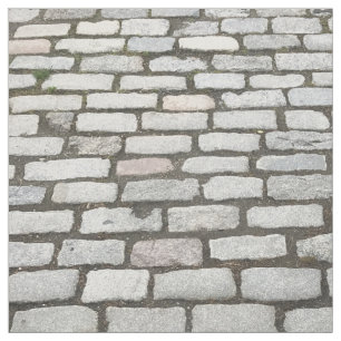 Tecido Stone Pathway Cinza Cobblestone Street Sidewalk