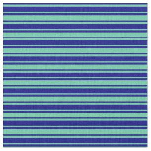 Tecido Stripes Azuis e Aquamarinas