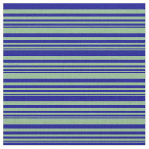 Tecido Stripes Azul Escuro e Verde