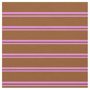 Tecido Stripes de cor violeta e castanho