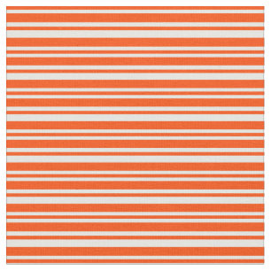 Tecido Stripes de Creme Vermelho e Mint