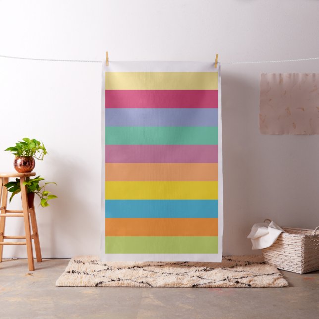 Tecido Stripes Horizontais do Springtime Livres (In Situ)