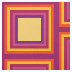 Tecido Stripes Square Frame colorido 01 + sua ideia