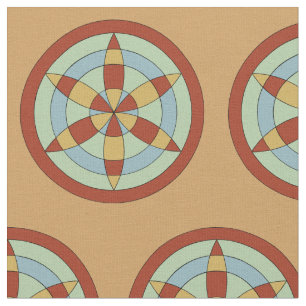 Tecido Suffolk Hexafoil (Daisy Wheel)