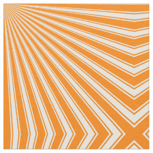 Tecido Sun Funky alaranjado retro irradia o fundo