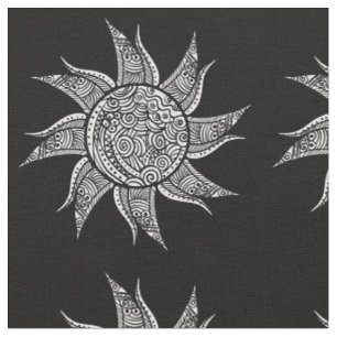 Tecido Sun Tattoo Thunder_Cove estilo Henna