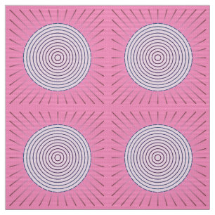 Tecido Sunburst Geométrico Moderno - Sombras de Rosa