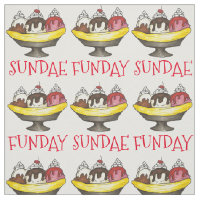 SUNDAE (DOMINGO) Sorvete FUNDAY Banana Comida