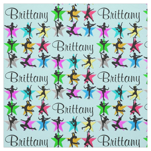 TECIDO SUPER-STAR PERSONALIZADO SKATING FIGURA (Modelo)