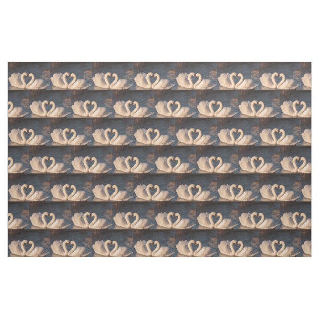 Tecido Swans & Love (Fat Quarter)