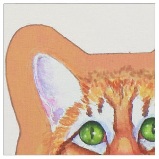 Tecido Tabby Cat com Travesseiro de Rato Dançante