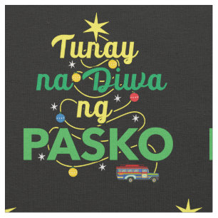 Tecido Tagalog Filipinas Espírito de Natal