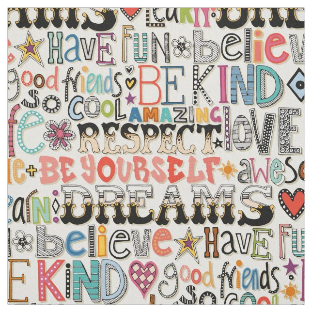 Tecido tão legal tipografia (Modelo)