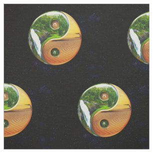 Tecido Taoísmo do deserto e da selva de Yin Yang