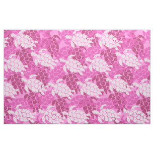 Tecido Tapa havaiano da tartaruga de mar de Honu - rosa