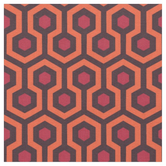 Tecido tapete de hotel halloween (Detalhe)