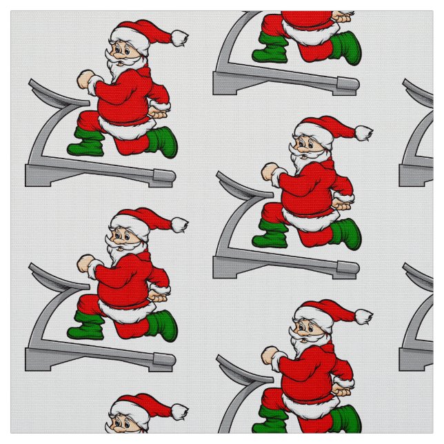 Tecido tapete engraçado santa claus (Modelo)