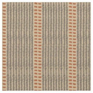 Tecido Tapete marroquino ikat de terracota rústica neutra