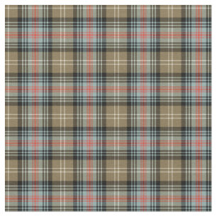 Tecido Tartan antigo de Sutherland do clã