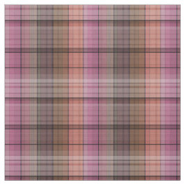 Tecido Tartan castanho-vermelho