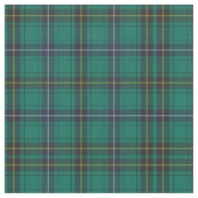 Tecido Tartan Clan Henderson - Verificação Verde de Padrã (Detalhe)