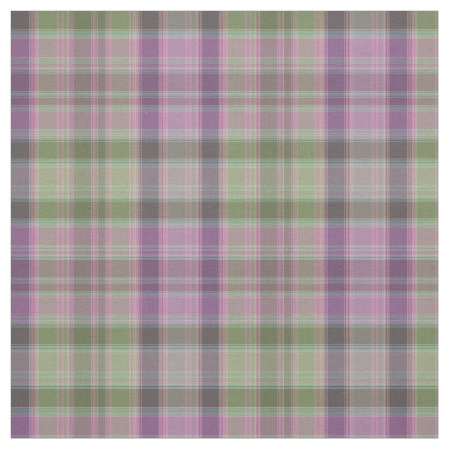 Tecido Tartan clássico verde lilac. (Modelo)