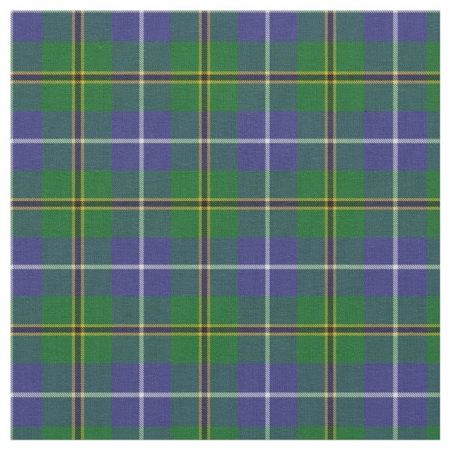 Tecido Tartan da xadrez da caça de Turnbull do Scottish (Detalhe)