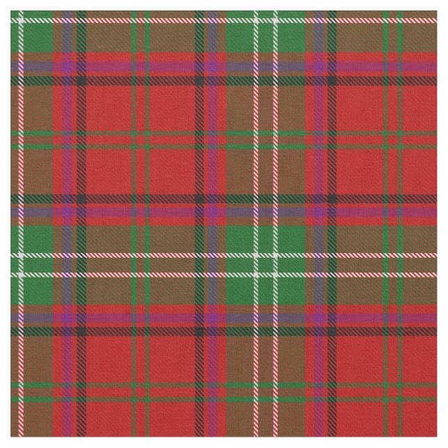 Tecido Tartan da xadrez de Seton do Scottish (Detalhe)